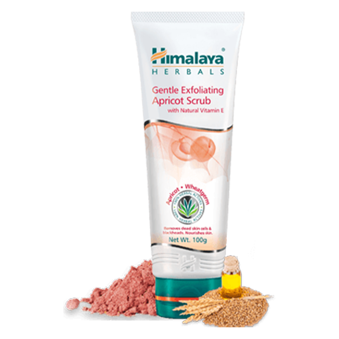 Himalaya Gentle Exfoliating Apricot Scrub - Exfoliates Blackheads