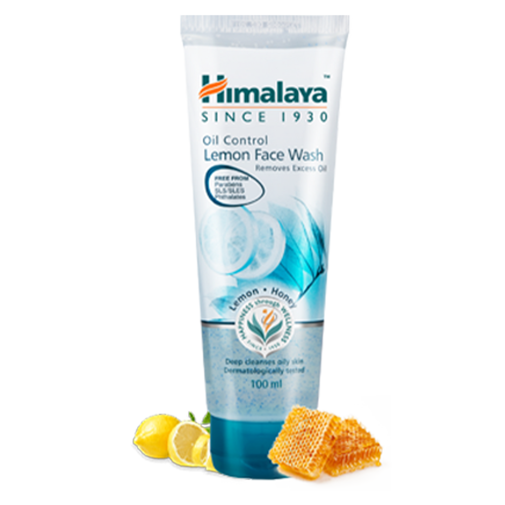 Himalaya Oil Control Lemon Face Wash - Helps Remove Excess Oil
